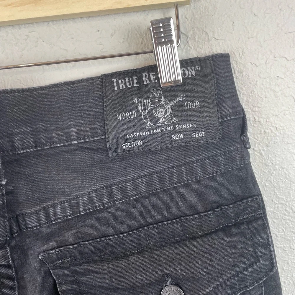 True Religion‎ Ricky Relaxed Straight Jeans Flap Men 33